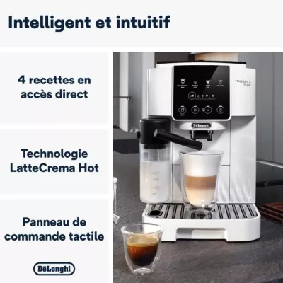 Machine expresso broyeur DELONGHI Magnifica Start ECAM220.61.W - Blanc