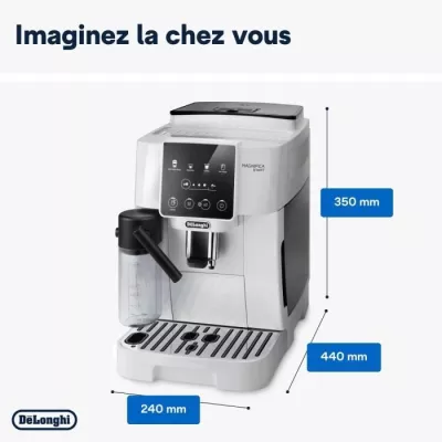 Machine expresso broyeur DELONGHI Magnifica Start ECAM220.61.W - Blanc