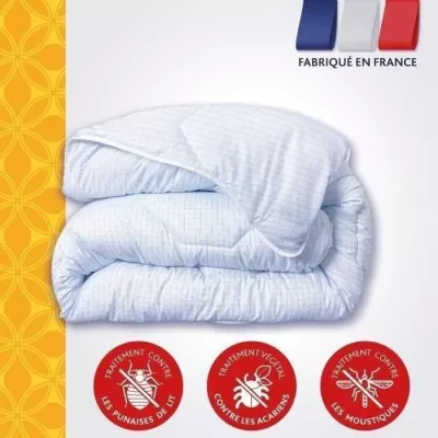 DODO Couette tempérée 300gr/m² 220x240 cm - Protection anti punaise