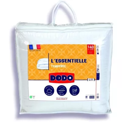 DODO Couette Tempérée - L'ESSENTIELLE - 140x200cm - 100% Polyester V