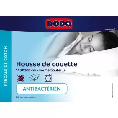 Dodo duvet cover - 140x200 cm - Cotton - Antibacterial - - Made in Fra