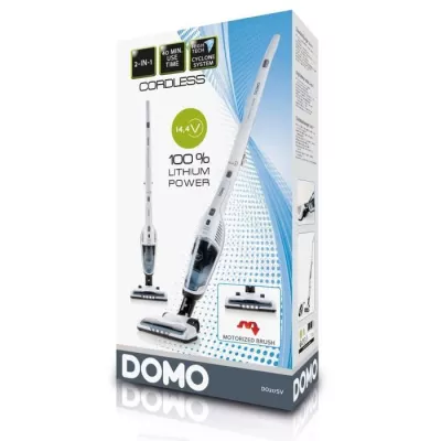 DOMO DO217SV - Handy broom vacuum cleaner 2 -in -1 - 2 speeds - Cyclon