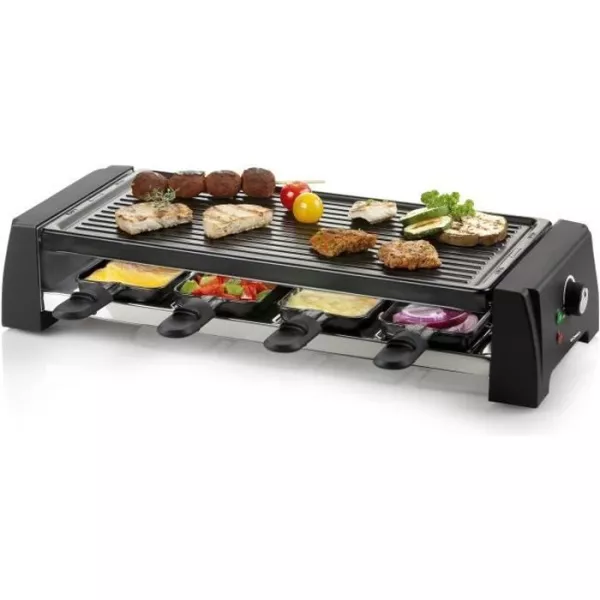 DOMO DO9189G Appareil a raclette 8 personnes - Noir