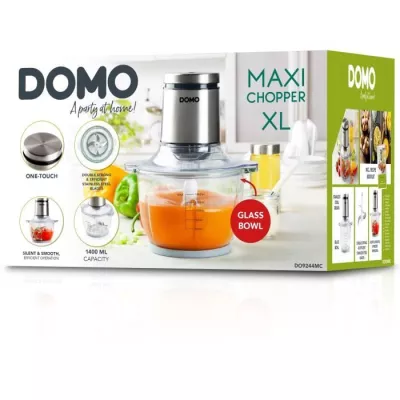 Hachoir Maxi - DOMO - DO9244MC - 400 W - 1400 ml - Lames en acier inox