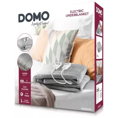 DOMO 2-person electric bed warmer - 6 heat levels - Promotes relaxatio