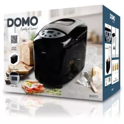 Automatic bread machine XL - DOMO - B3977 - 850 W - 17 programmes -