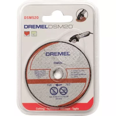 DREMEL Lot de 2 Disques pour Scie Compacte Dremel DSM20