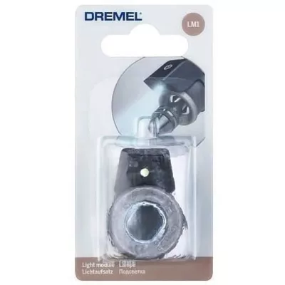 Module d'éclairage Dremel - LM1 - LED 360° - Noir et gris