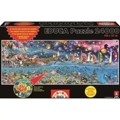 Puzzle La Vie 24000 Pieces - EDUCA - Tableaux et peintures - Multicolo