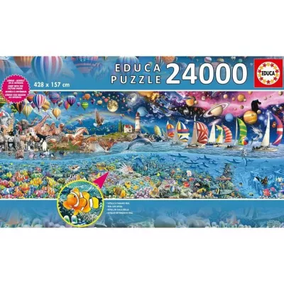 Puzzle La Vie 24000 Pieces - EDUCA - Tableaux et peintures - Multicolo