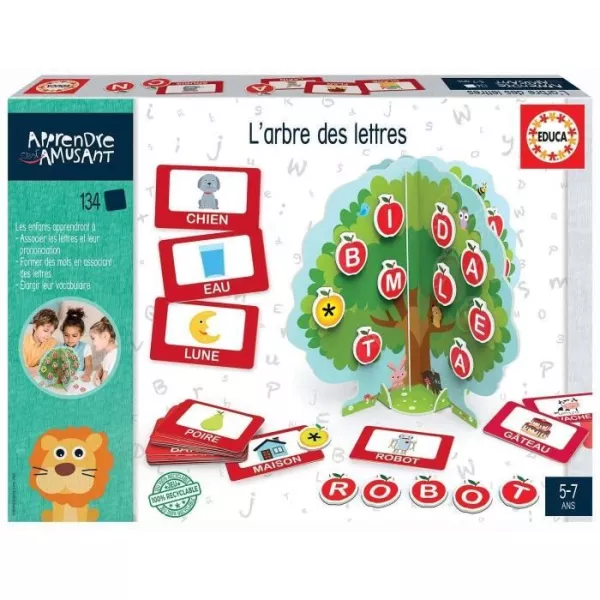 Jeu d'apprentissage - EDUCA - L'Arbre Des Lettres