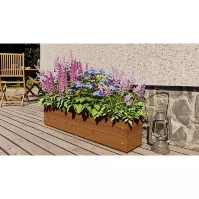 Flower gardens EKJU - 95x18xh20 cm - Treated in brown autoclave