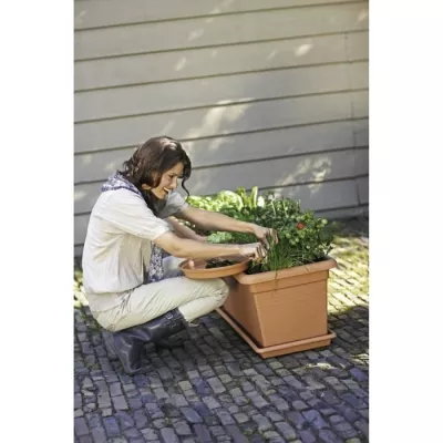 ELHO Soucoupe pour jardiniere Green Basics 100 - Terre cuite doux - XX