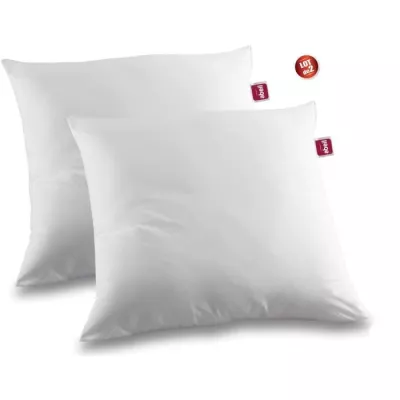 Lot de 2 oreillers anti-acariens - 60 x 60 cm - 100% coton traité Bio