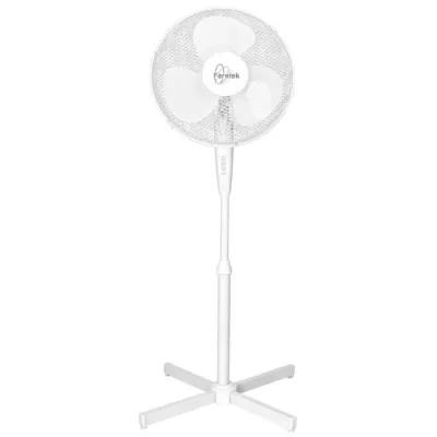 Ventilateur sur pied TENESSEE - FARELEK - Ø40cm 50W - Blanc - Oscilla