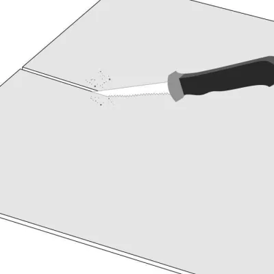 FARTOOLS Scie a placoplâtre 160mm