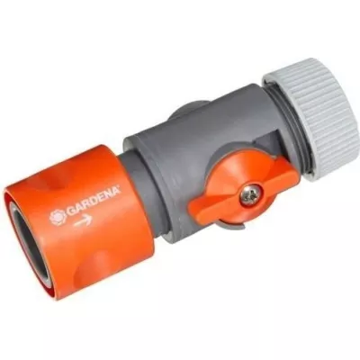 GARDENA Raccord régulateur – Compatible tuyaux Ø13mm & Ø15mm –