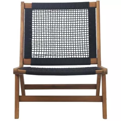 Fauteuil de jardin TAVARUA bois acacia FSC 60 x 81 x 72 cm