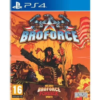 Blast through mayhem with Broforce - PS4 Game