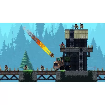 Blast through mayhem with Broforce - PS4 Game