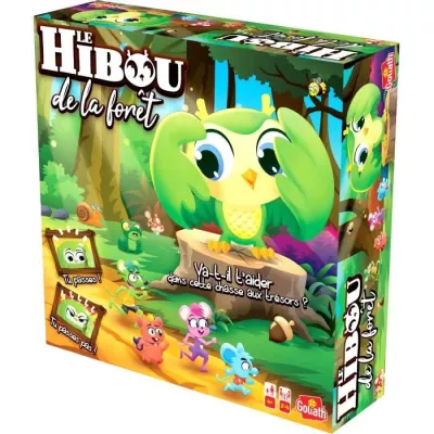 Le Hibou de la Foret - Jeu de carte - GOLIATH - 4 ans et plus