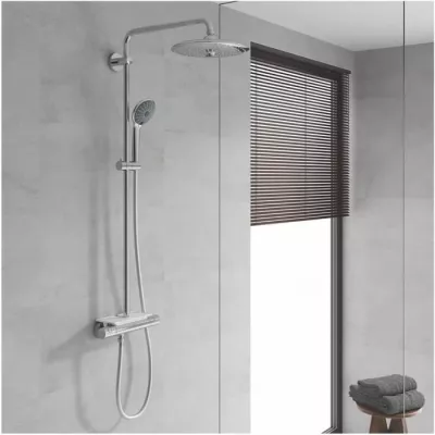 GROHE Colonne de douche robinet thermostatique Vitalio Joy 260, 50% d'