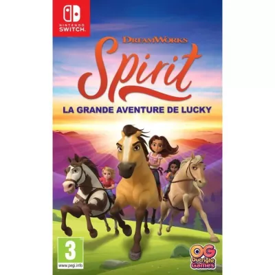 Dreamworks SPIRIT - La Grande Aventure de Lucky Jeu Switch | Dimensions colis: 10,5 x 17,1 x 1,4 cm