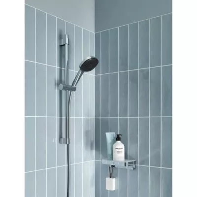 Ensemble de douche avec pommeau 2 jets, barre et flexible - GROHE Vita