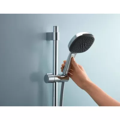 Ensemble de douche avec pommeau 2 jets, barre et flexible - GROHE Vita