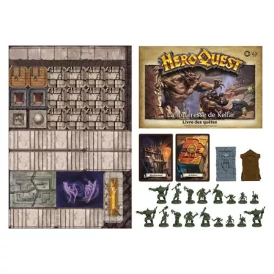 HeroQuest, extension La forteresse de Kellar, 2 a 5 joueurs, des 14 an