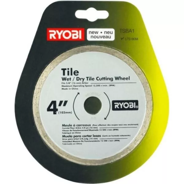 Disque de coupe - 102 mm de diametre - pour carrelette RYOBI LTS180M