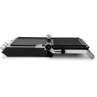 Hkoenig Gr70 Grill, Barbecue, Plancha and Panini - 30x25cm - Adjustabl