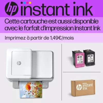 HP Pack de 2 cartouches d'encre noire/3 couleurs authentiques 302