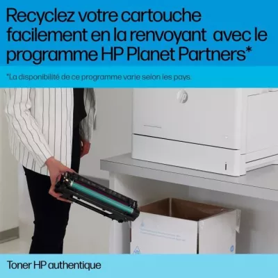 Cartouche de toner noir HP 203A LaserJet authentique pour HP Color Las