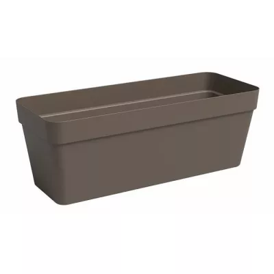 Jardinière Rectangulaire en Plastique Bronze - L49,9 x P20 x H18,1cm