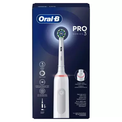 Oral-B PRO 3 3700 Adulte Brosse à dents rotative oscillante Blanc