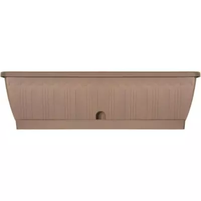 Jardiniere - GARDEN ID Terraflor - Taupe 60 cm - Solidité - Réserve