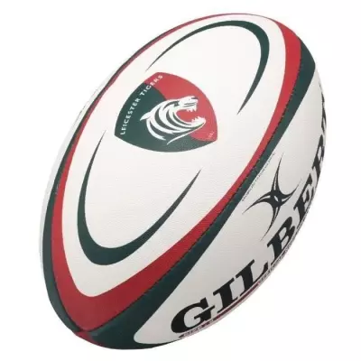 GILBERT Ballon de rugby REPLICA - Leicester - Taille Mini