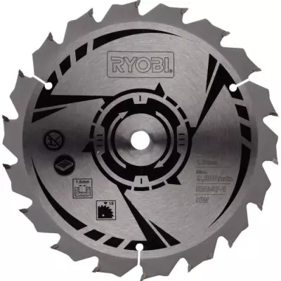 RYOBI - Lame ULTRA FINE 150 mm - 18 dents - alésage 10 mm pour scie c