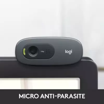 Webcam - 720p - Logitech - C270 - Microphone intégré - Noir