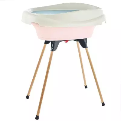 Pack plan a langer et baignoire - THERMOBABY - VASCO - Rose Poudré -