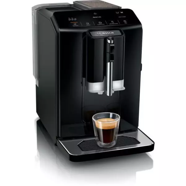 Machine a café broyeur expresso - BOSCH - TIE20119 Serie 2 - 1300 W - 250 g de grains - 1,4 L - Noir