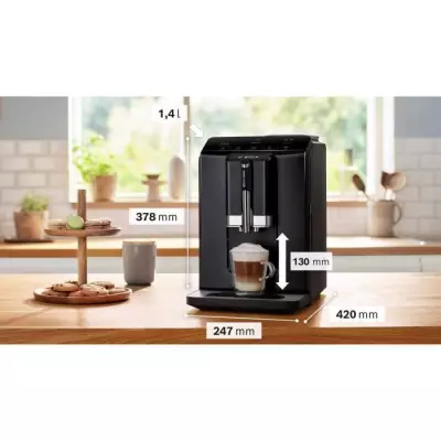 Machine a café broyeur expresso - BOSCH - TIE20119 Serie 2 - 1300 W -