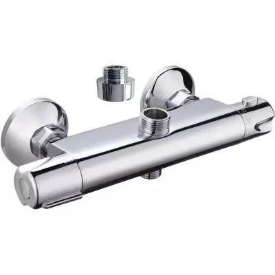 Robinet thermostatique douche Breva de ROUSSEAU - Laiton - Sécurité