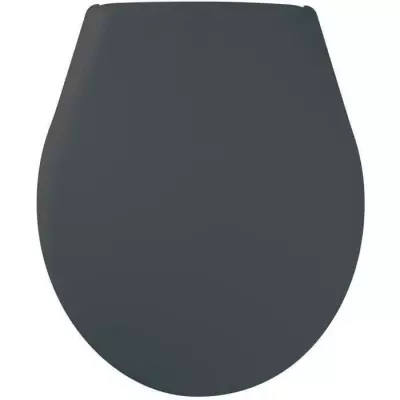 Abattant WC Marina Gris - Polypropylene - Gelco - Déclipsable - Fixat