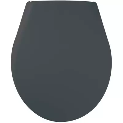 Abattant WC Marina Gris - Polypropylene - Gelco - Déclipsable - Fixat