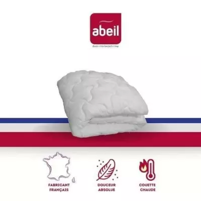 ABEIL Couette chaude Douceur Absolue 140x200 cm blanc