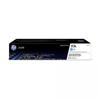 HP Cartouche de toner laser authentique 117A, cyan