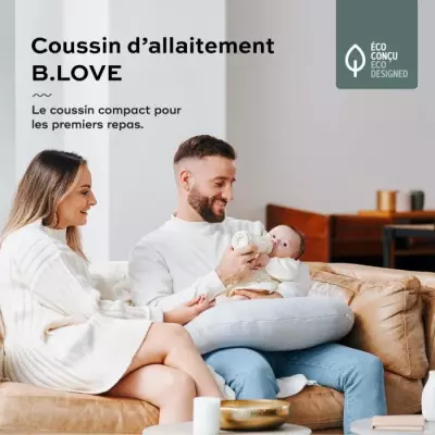 BABYMOOV B.LOVE Coussin de maternité et allaitement, certifié oeko-T