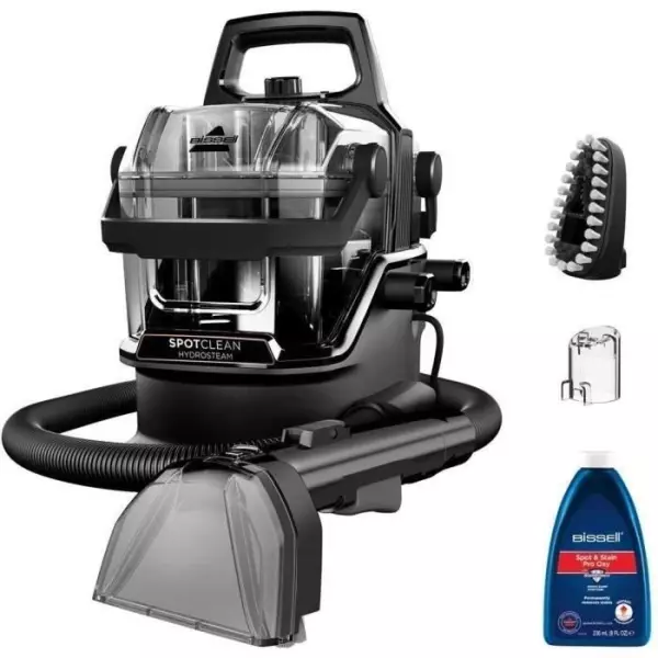 NEW BISSELL SpotClean HydroSteam Select - Nettoyeur Vapeur - Moquettes, voiture, carrelage - 1000 W - 4,5 m - 3 modes de nettoya